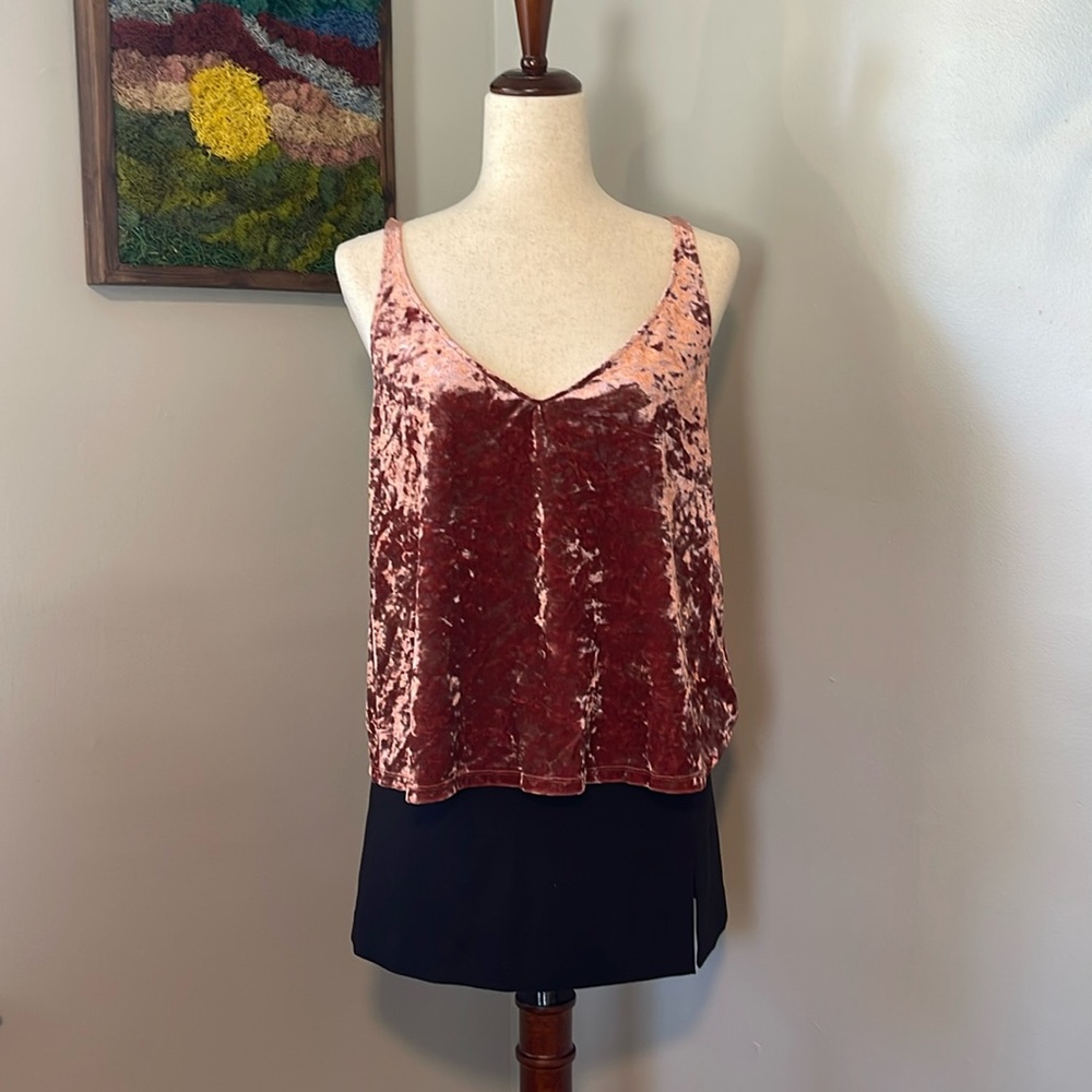 H&M Velvet Tank Top